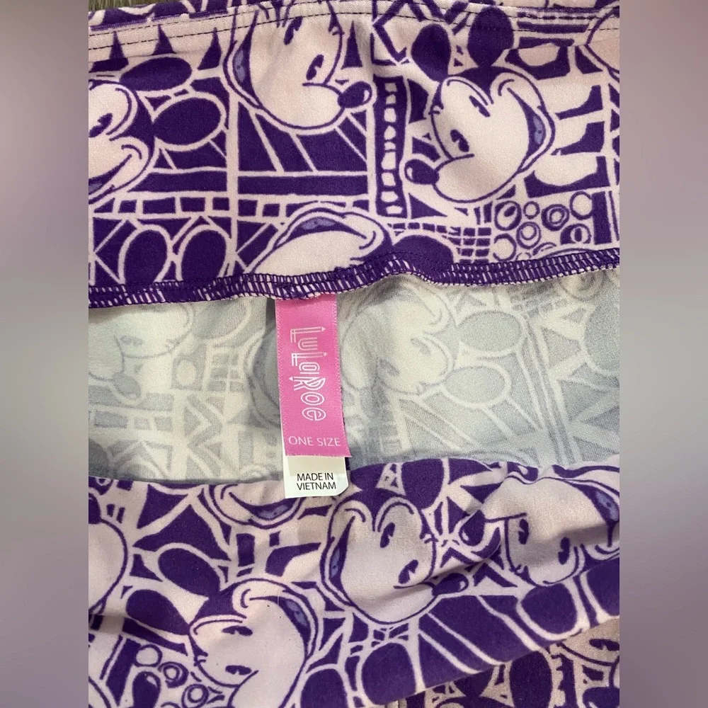 LuLaRoe x Disney Mickey Mouse Leggings - OS - Picture 6 of 7